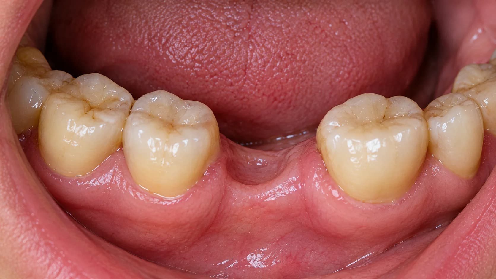 Single Molar Implant কেস - আগে